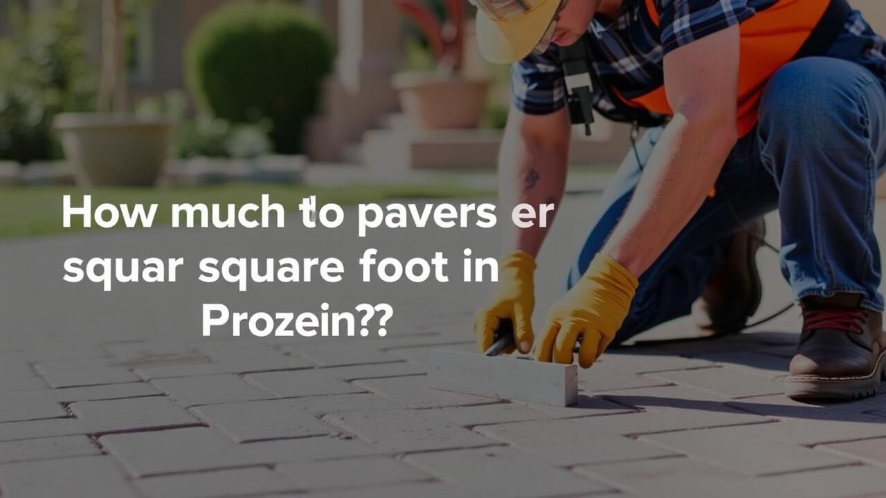 How much do pavers cost per square foot in Phoenix?