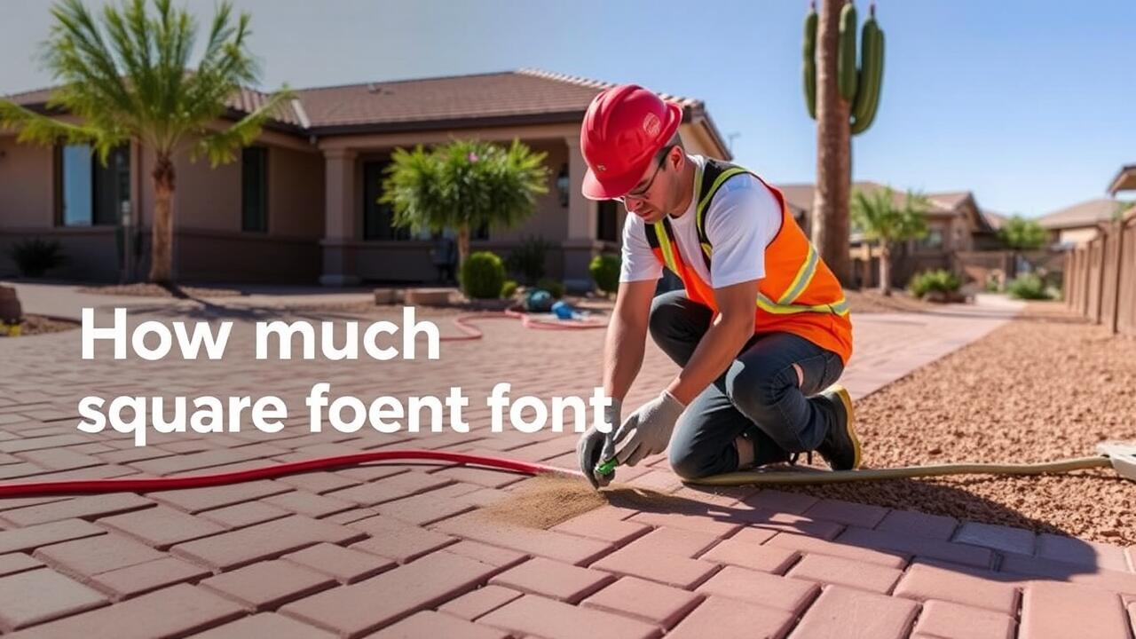 How much do pavers cost per square foot in Phoenix?