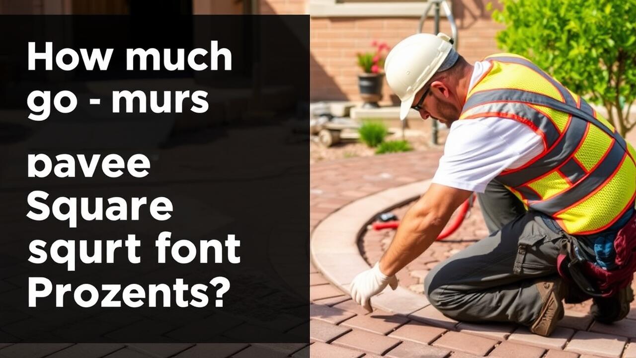 How much do pavers cost per square foot in Phoenix?