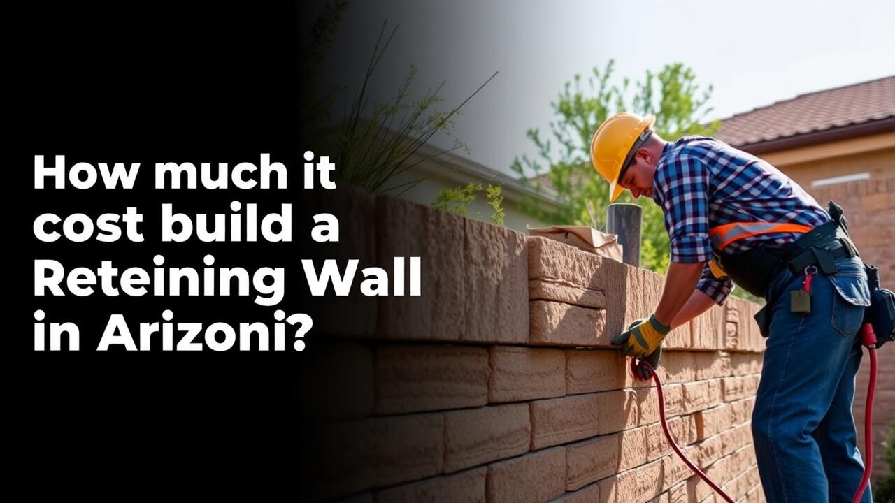 How much does it cost to build a retaining wall in Arizona?