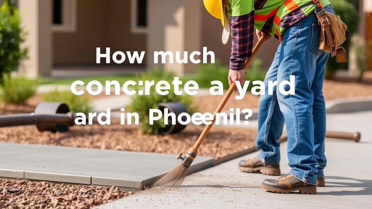 How much is concrete a yard in Phoenix?