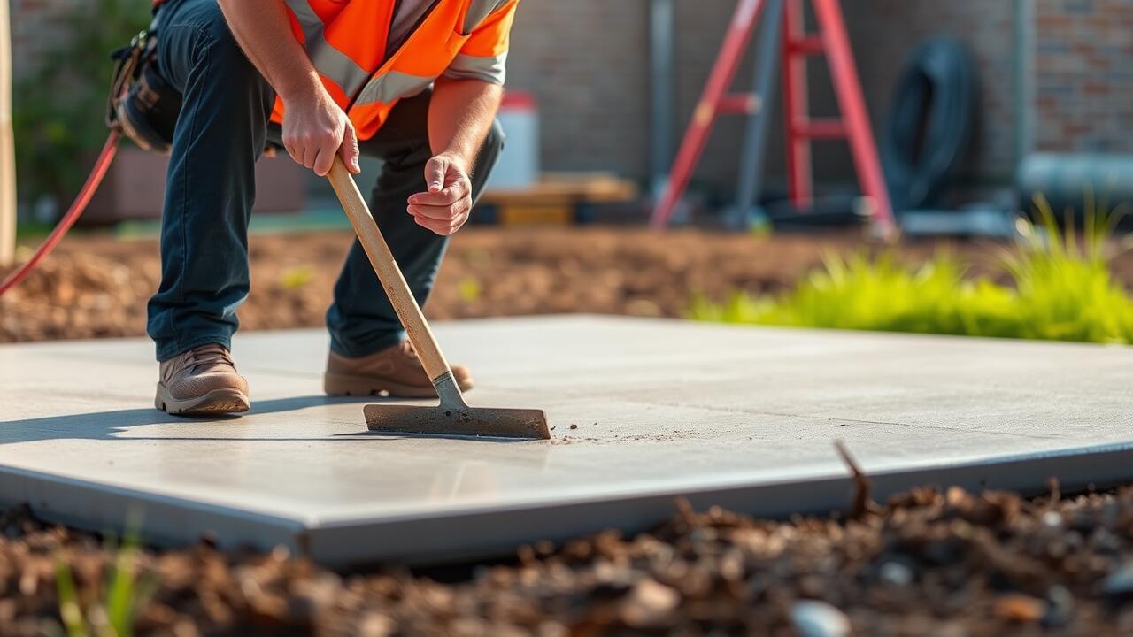 How to prepare the ground before pouring concrete slab?