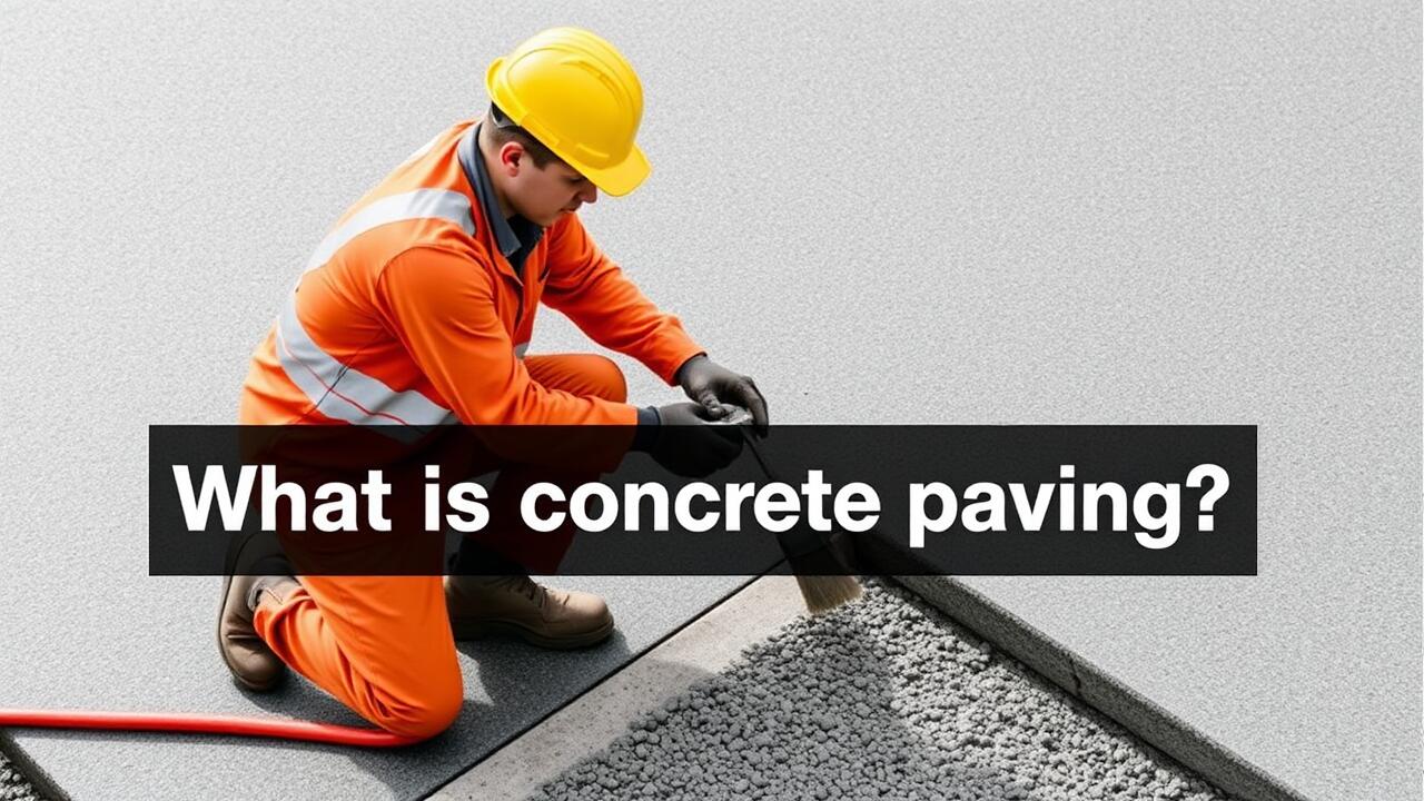 What is concrete paving?