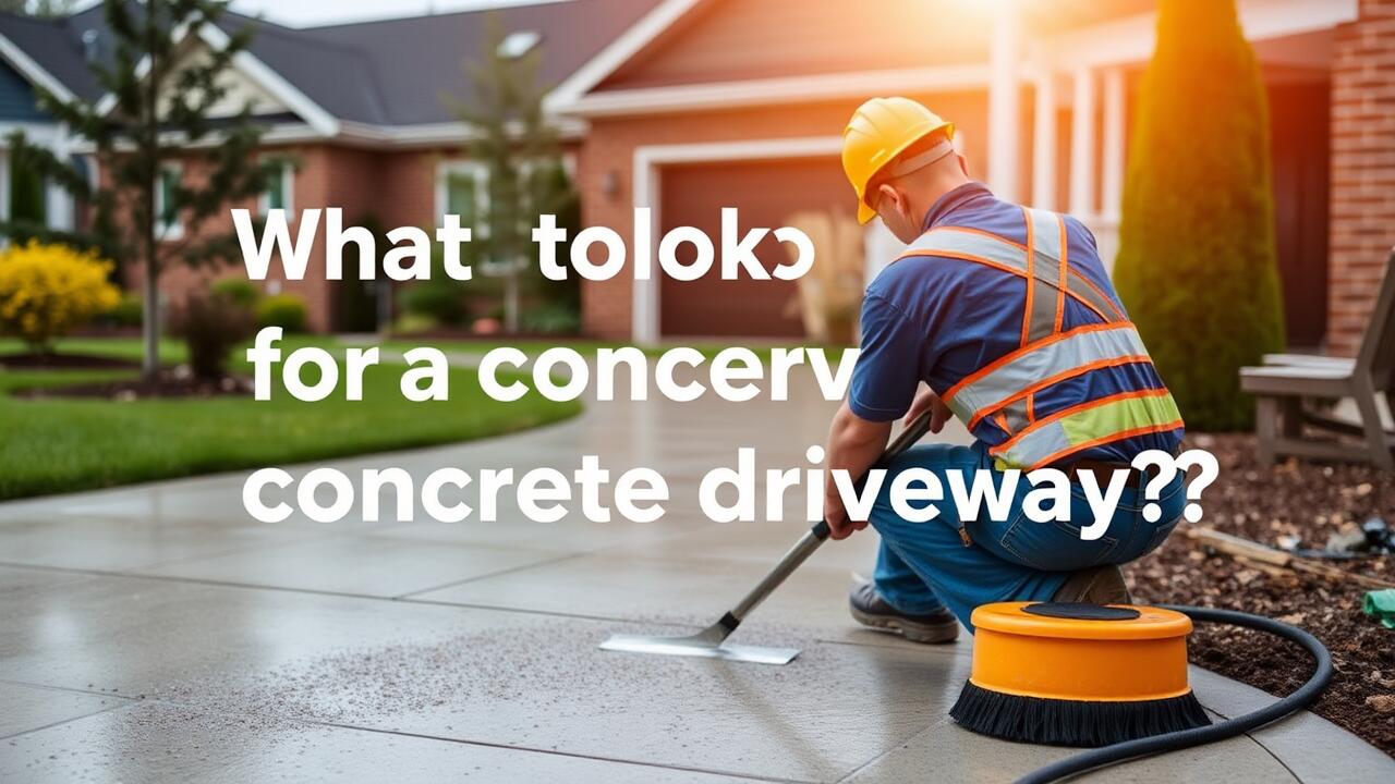 What to look for in a concrete driveway?