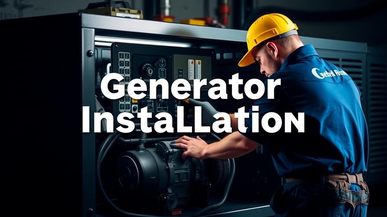 How far from the house should a Generac generator be?