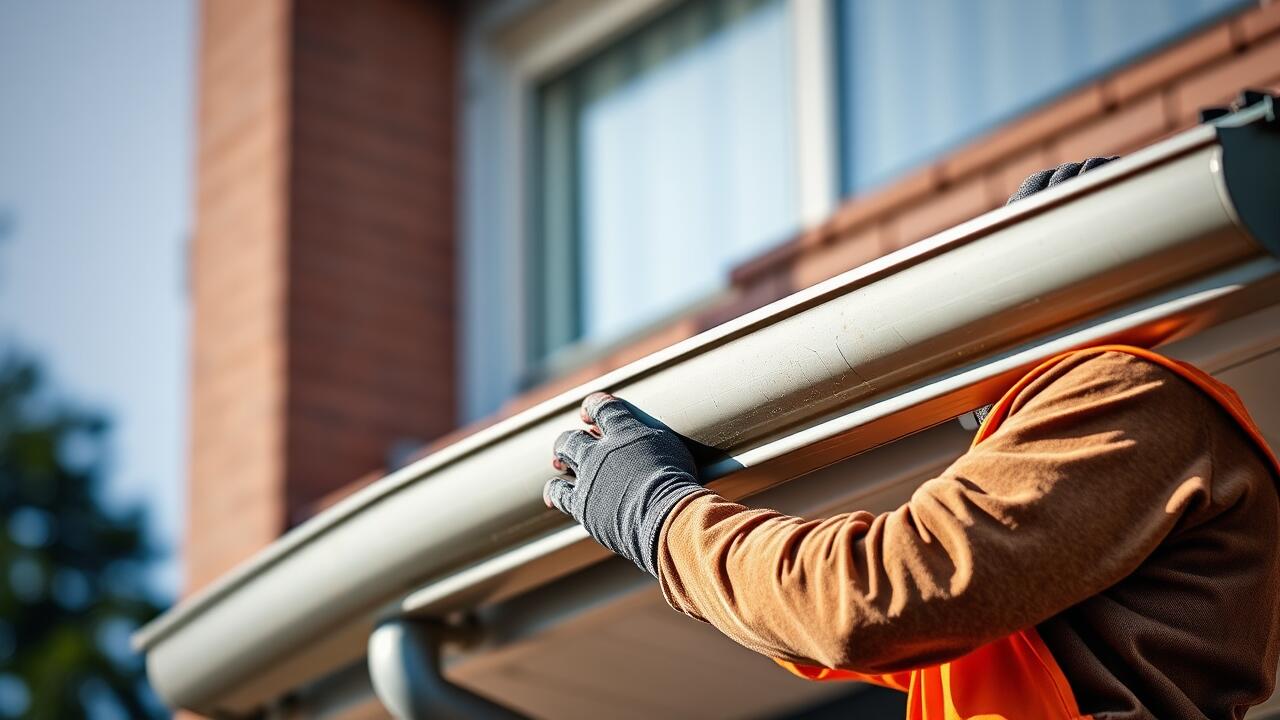 How do professionals install gutters?