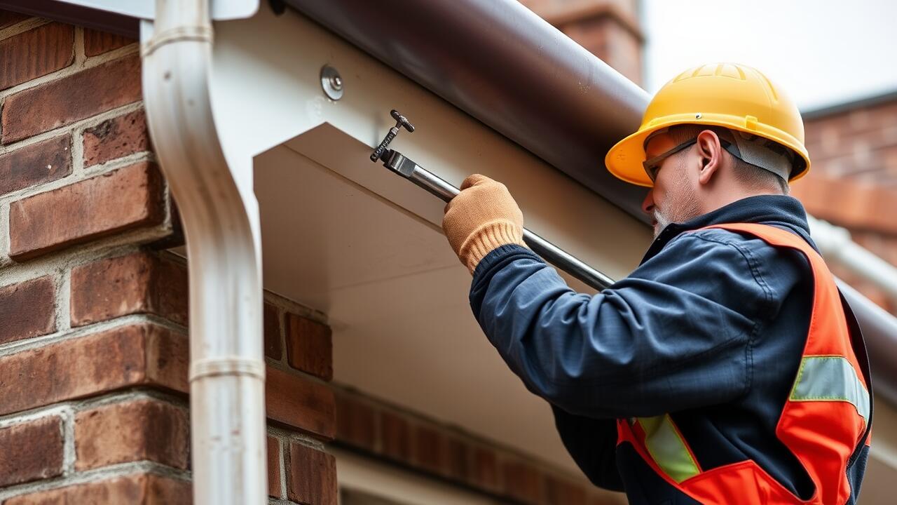 How do you fix guttering?