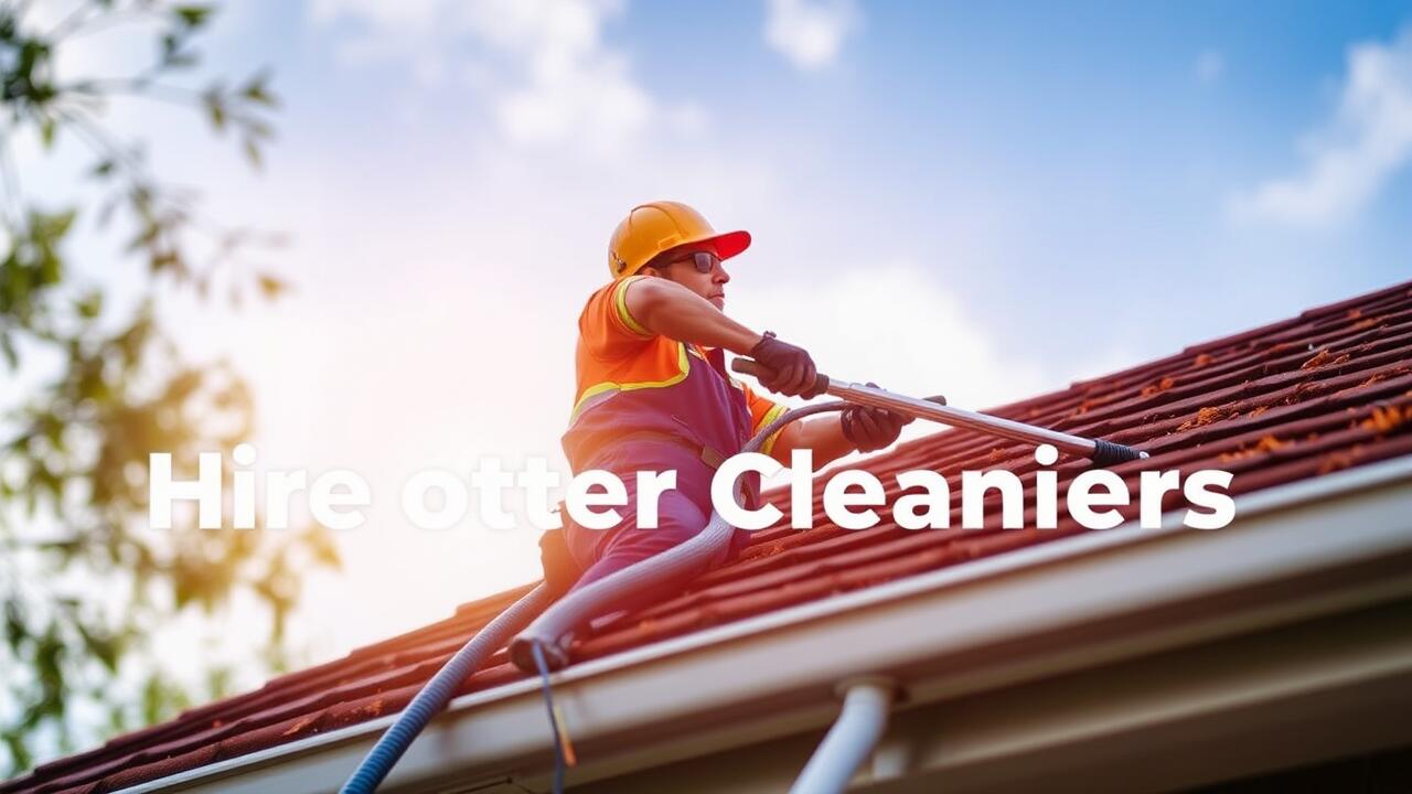 How much does it cost to hire gutter cleaners?