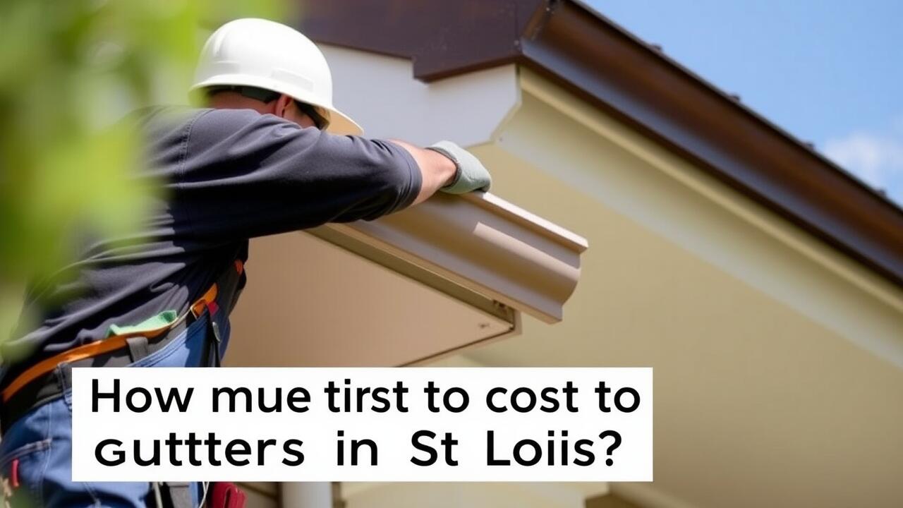 How much does it cost to repair gutters in St Louis?