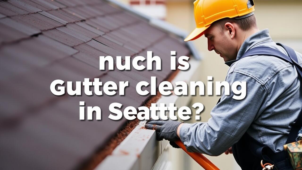 How much is gutter cleaning in Seattle?