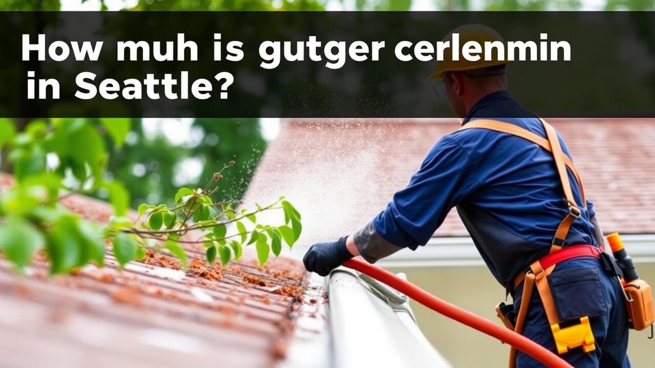 How much is gutter cleaning in Seattle?