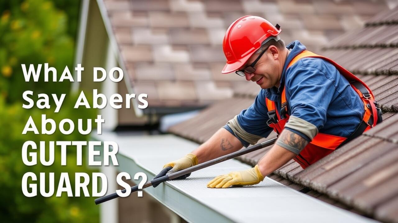 What do roofers say about gutter guards?