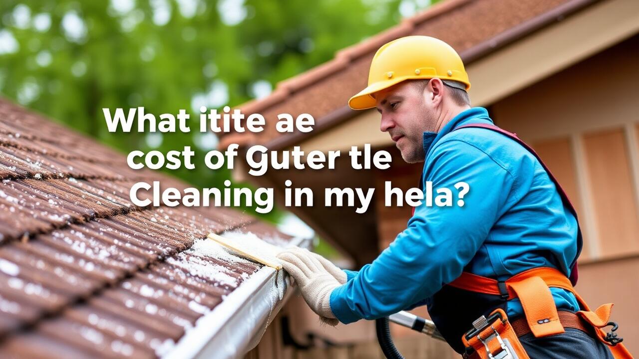 What is the average cost of gutter cleaning in my area?