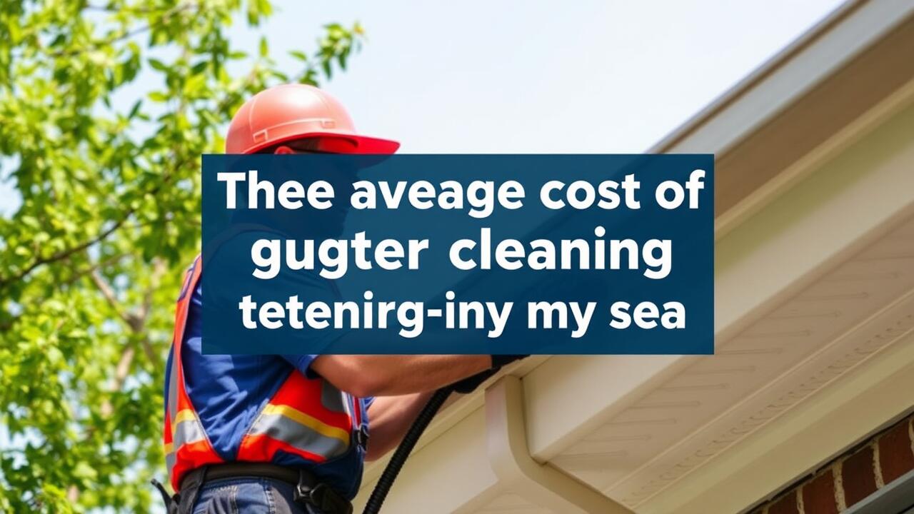 What is the average cost of gutter cleaning in my area?