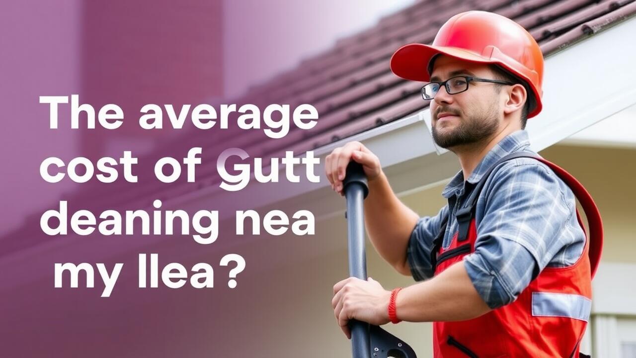 What is the average cost of gutter cleaning in my area?