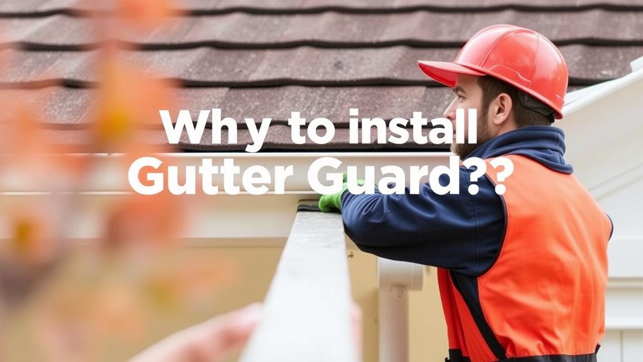 Why not to install gutter guard?