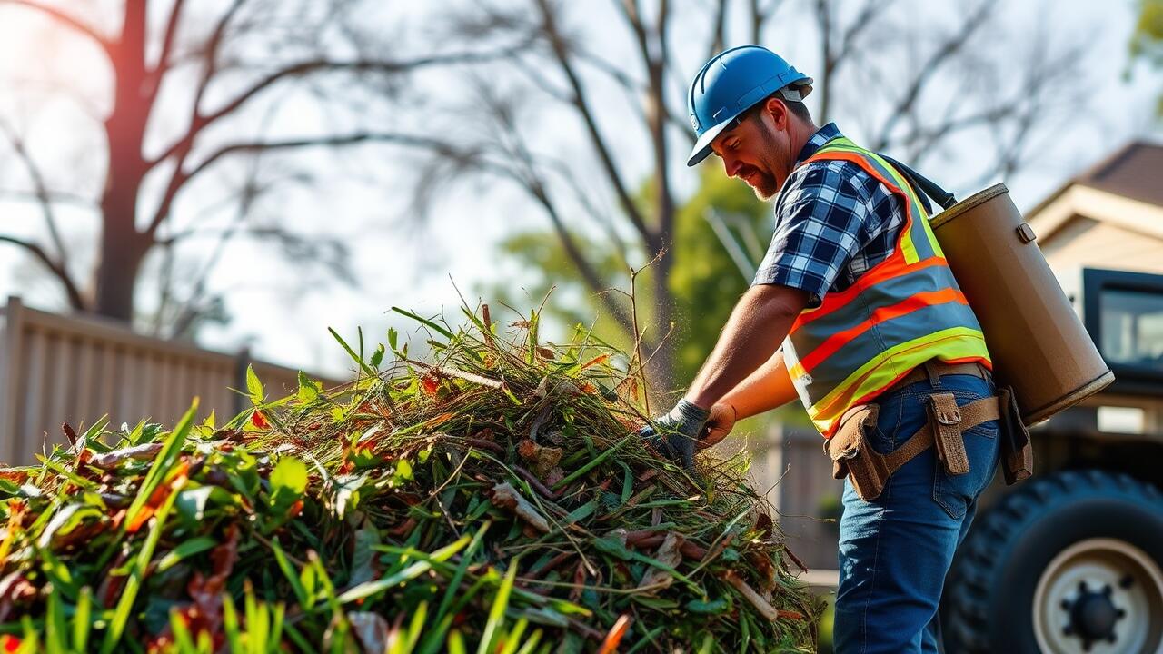 How do you dispose of yard waste in Houston?