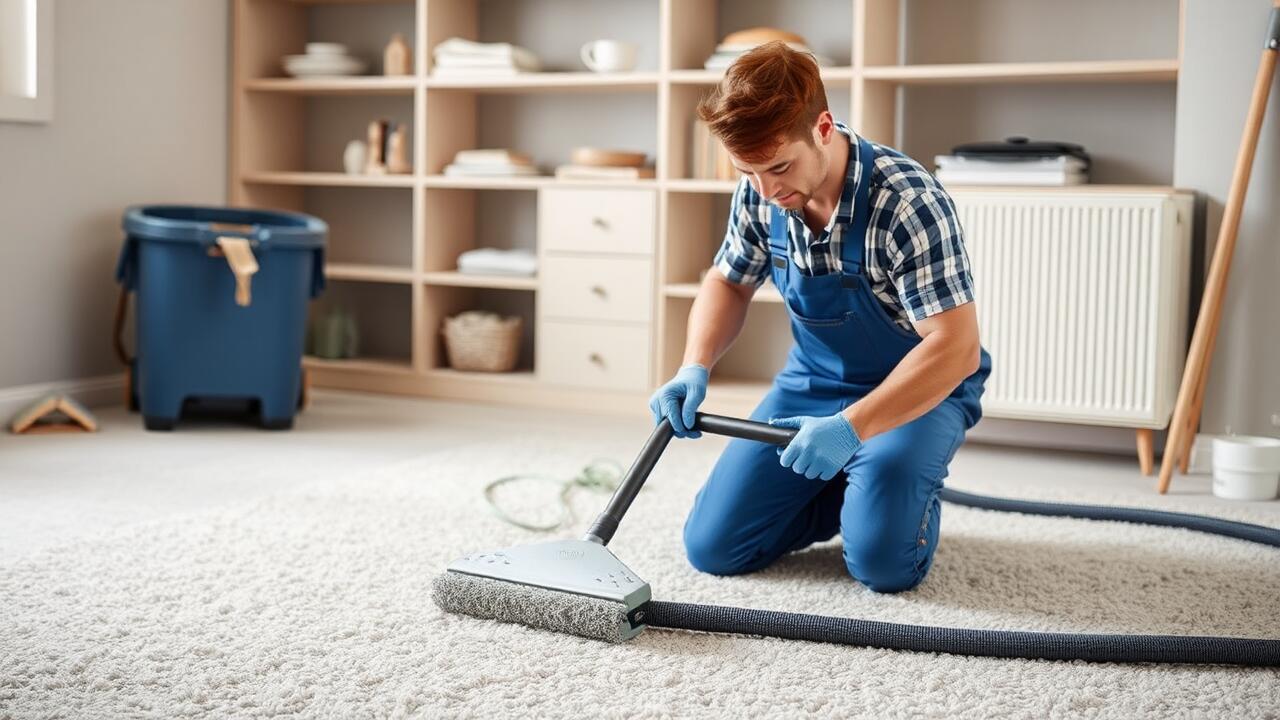 How to clean a subfloor after removing carpet?