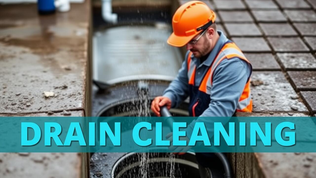 What do professionals use to unblock drains?