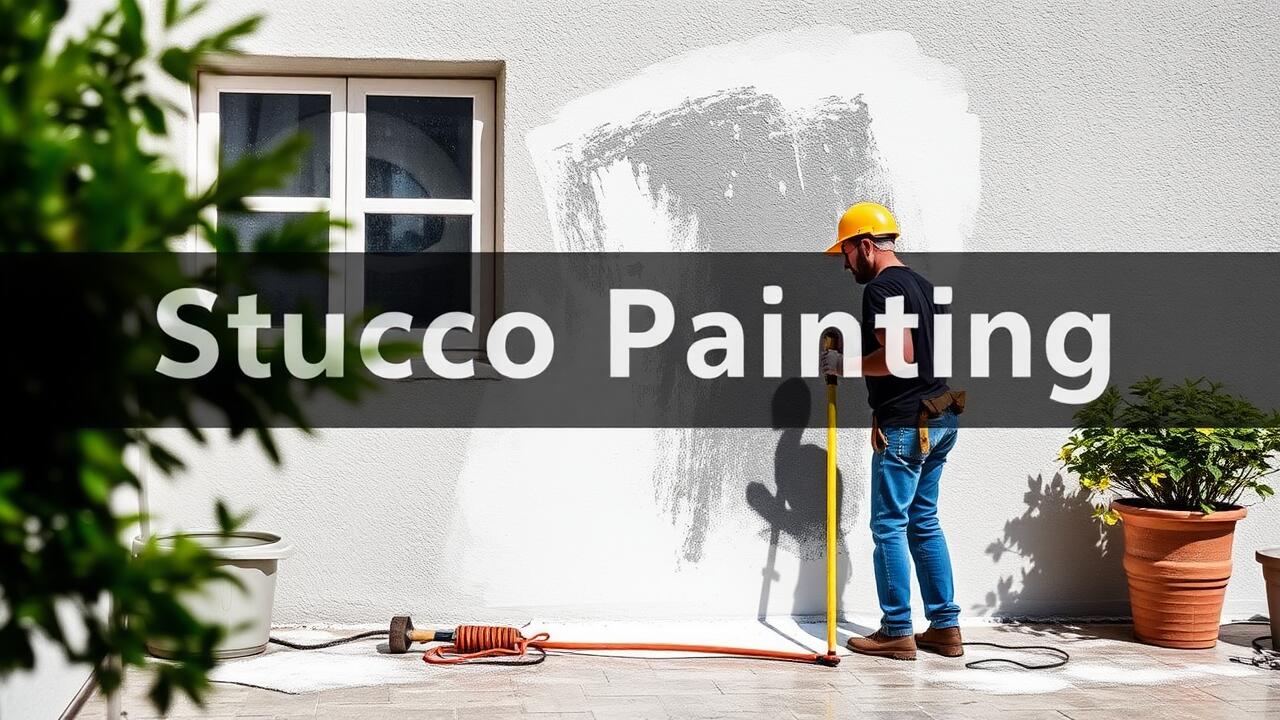 Best Practices for Spray Painting Stucco  