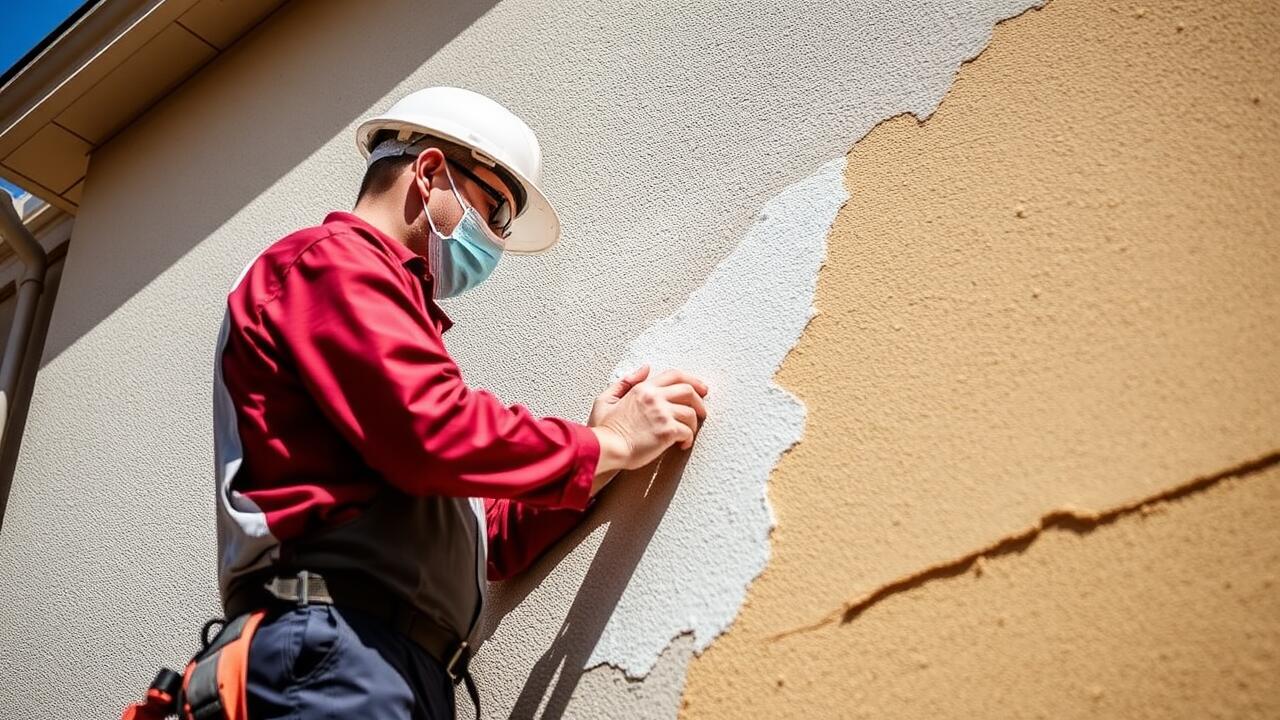 Can exterior stucco be repaired?