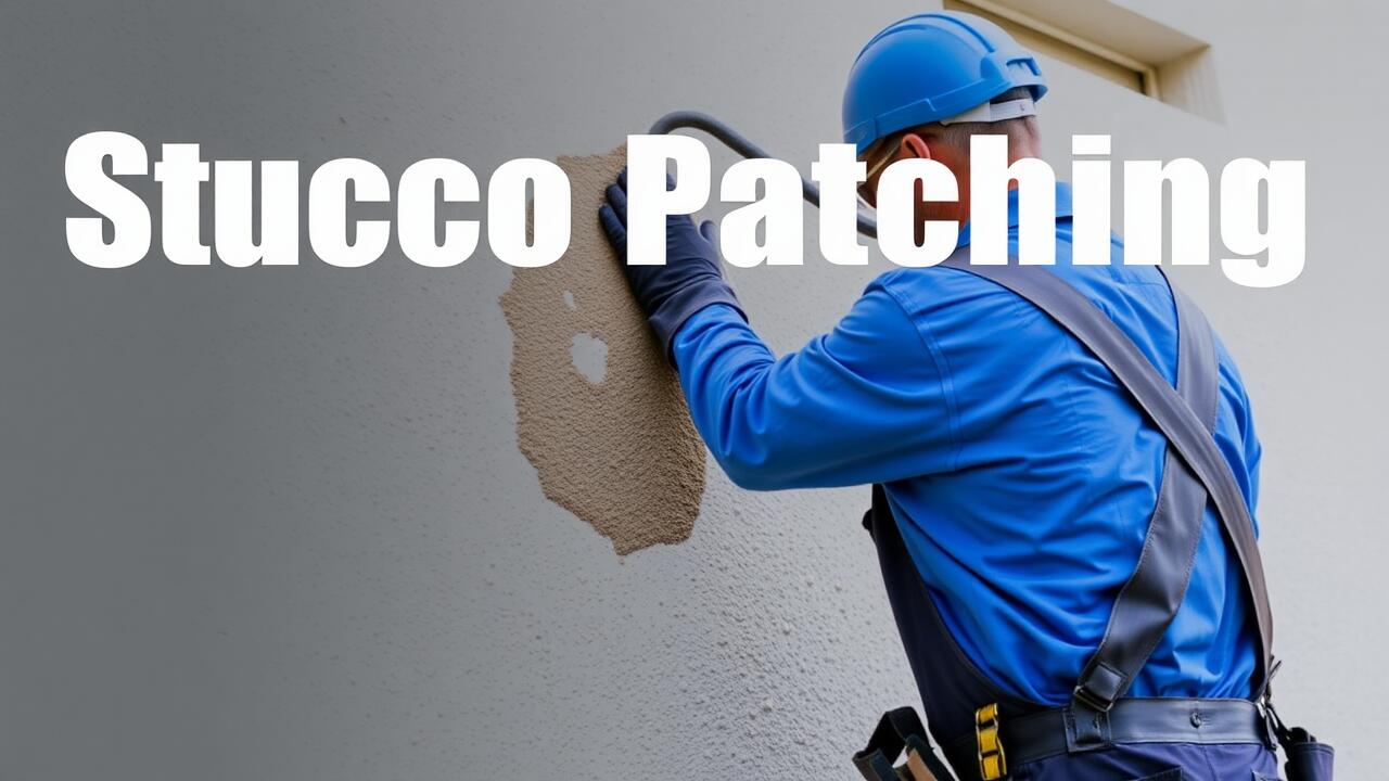 Can I repair stucco myself?