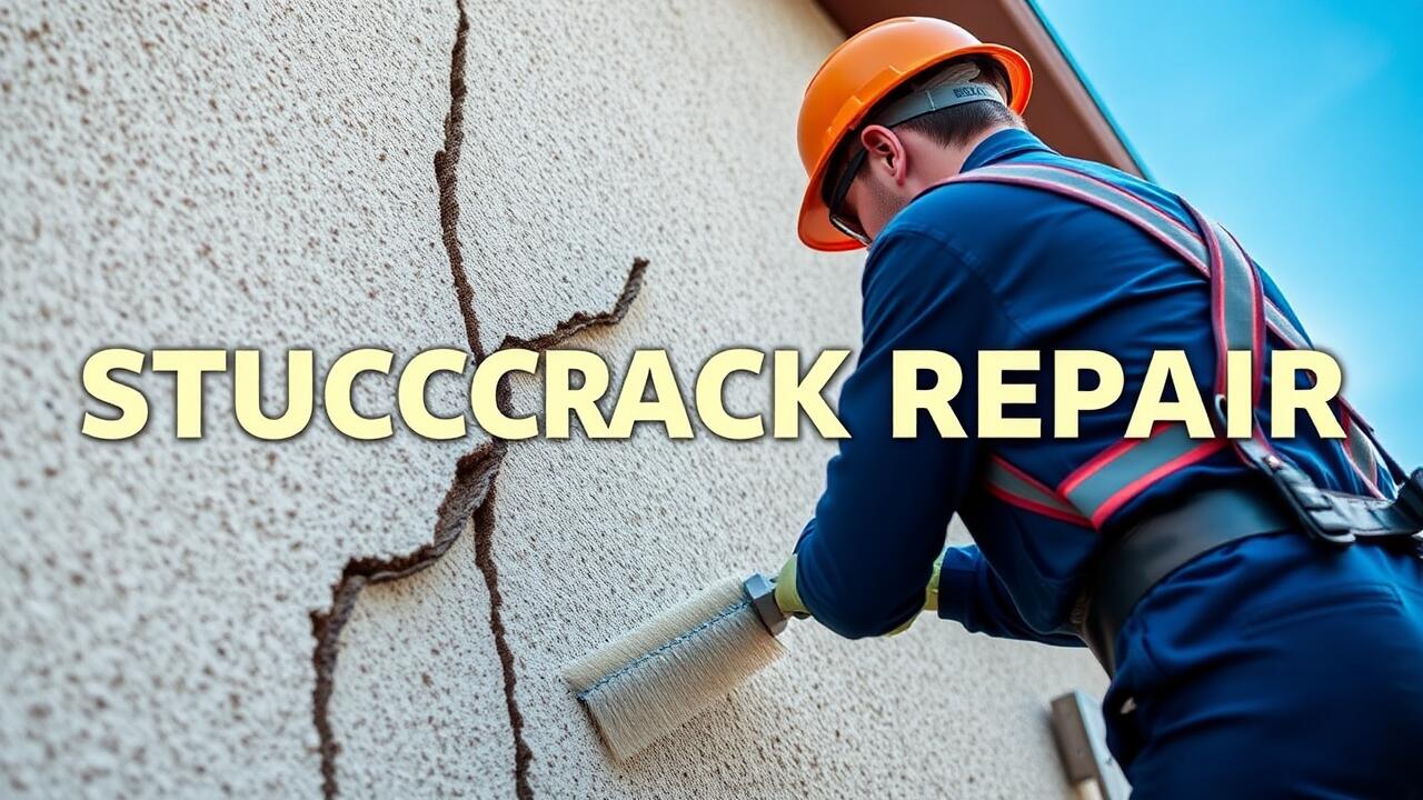 Can you paint over stucco cracks?