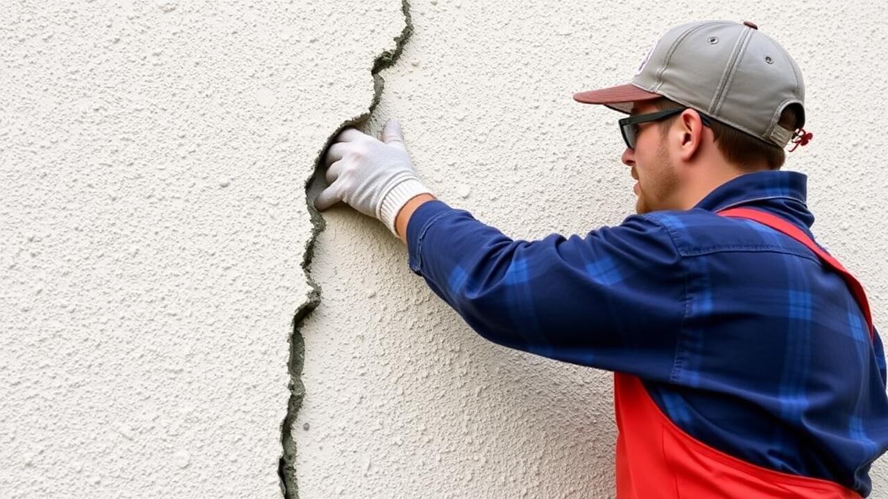 How to fix exterior stucco cracks?