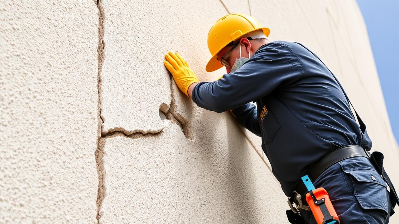 How to repair stucco cracks before painting walls?