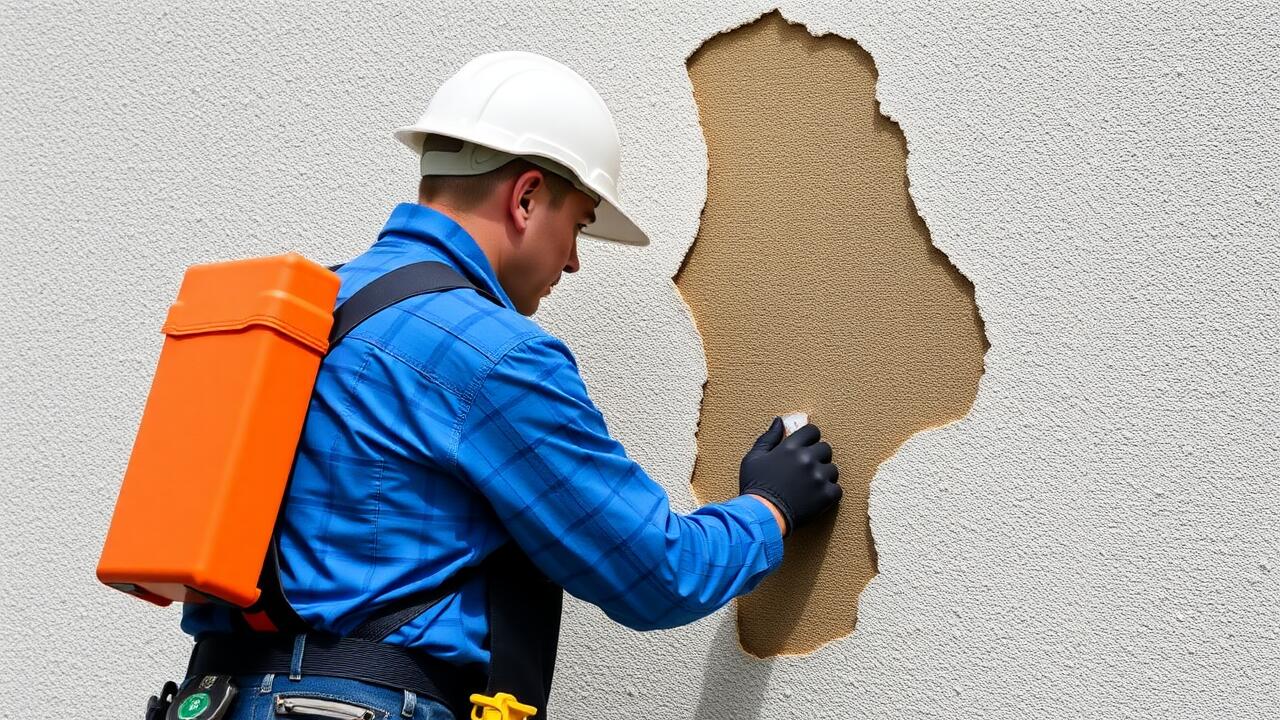 Repairing Hairline Cracks in Stucco  