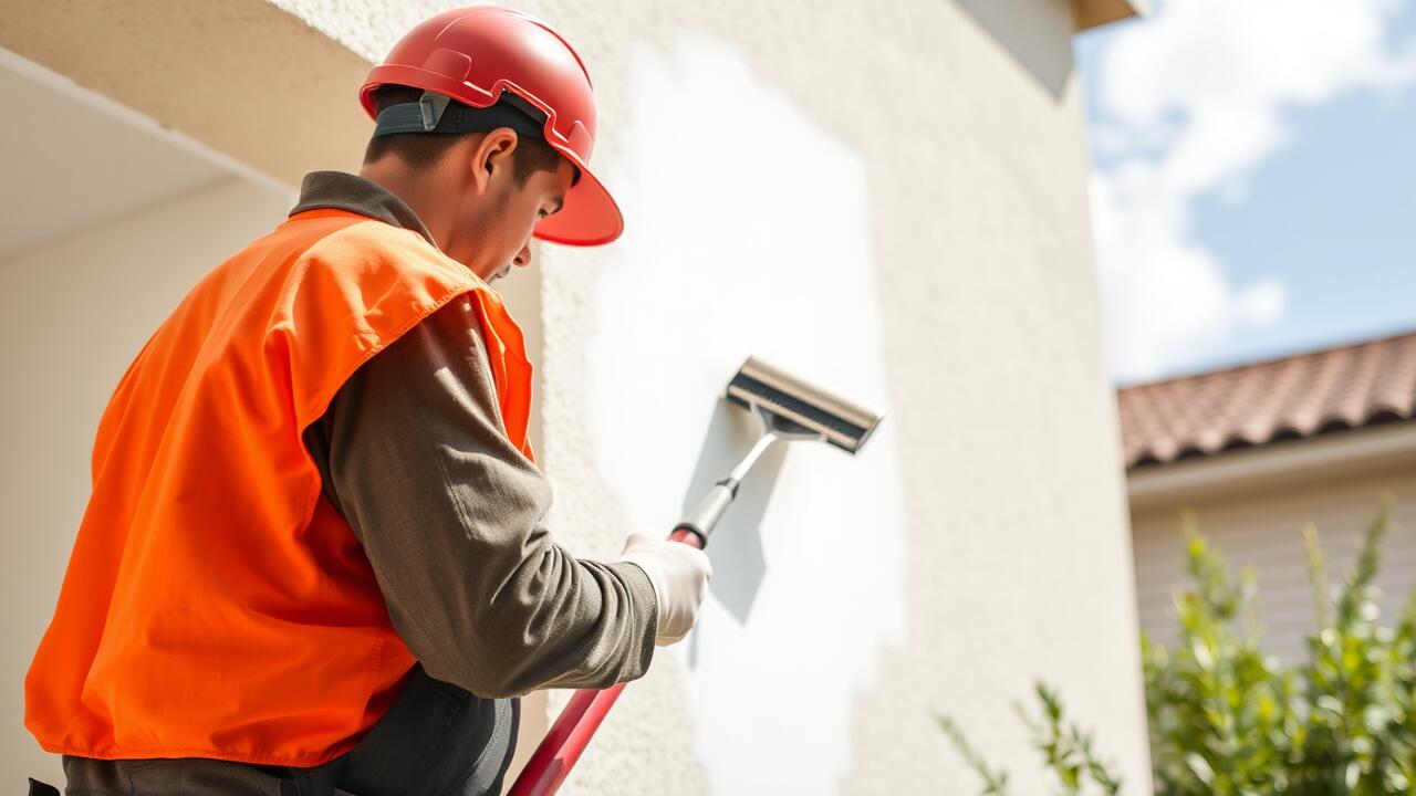 Should you pressure wash stucco before painting?