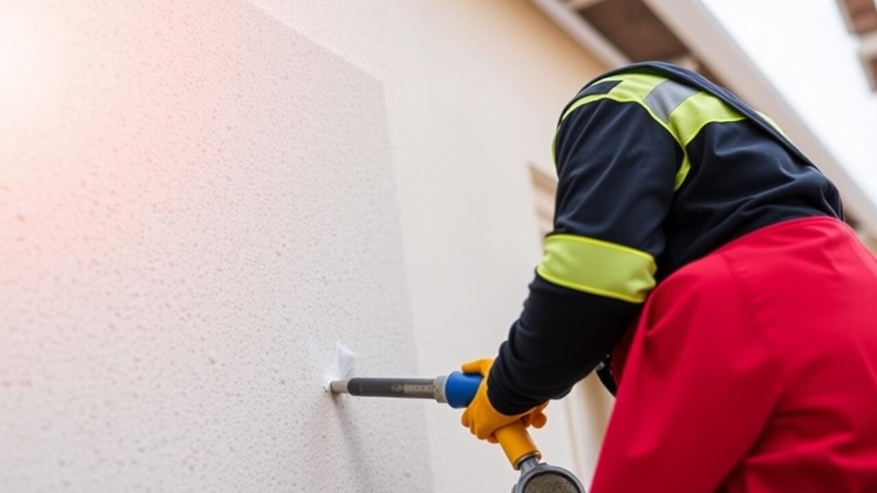 Using a Pressure Washer for Stucco Removal  