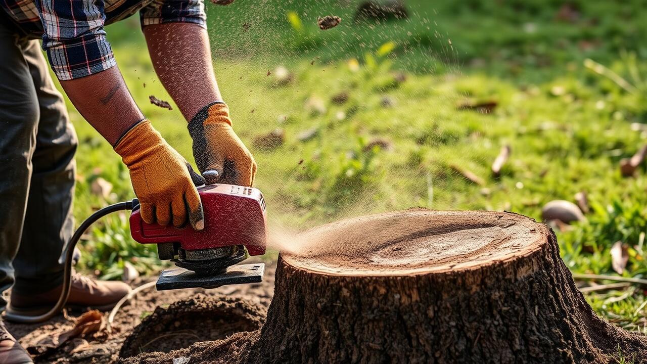 Does stump grinding include roots?