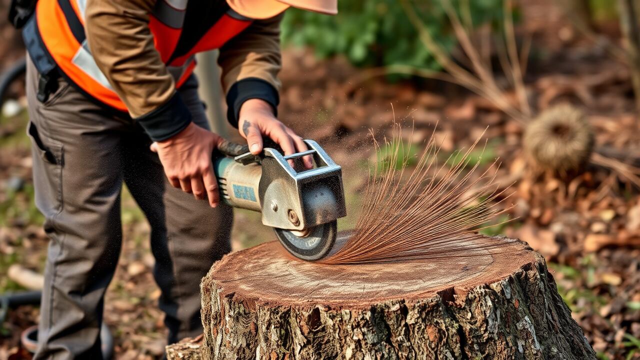 Does stump grinding include roots?