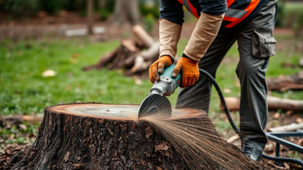 How messy is stump grinding?