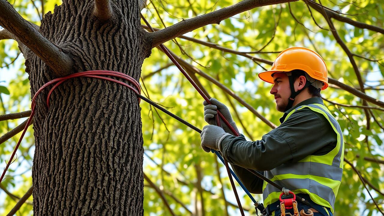 Tree Cabling and Bracing in Old Fourth Ward, Atlanta