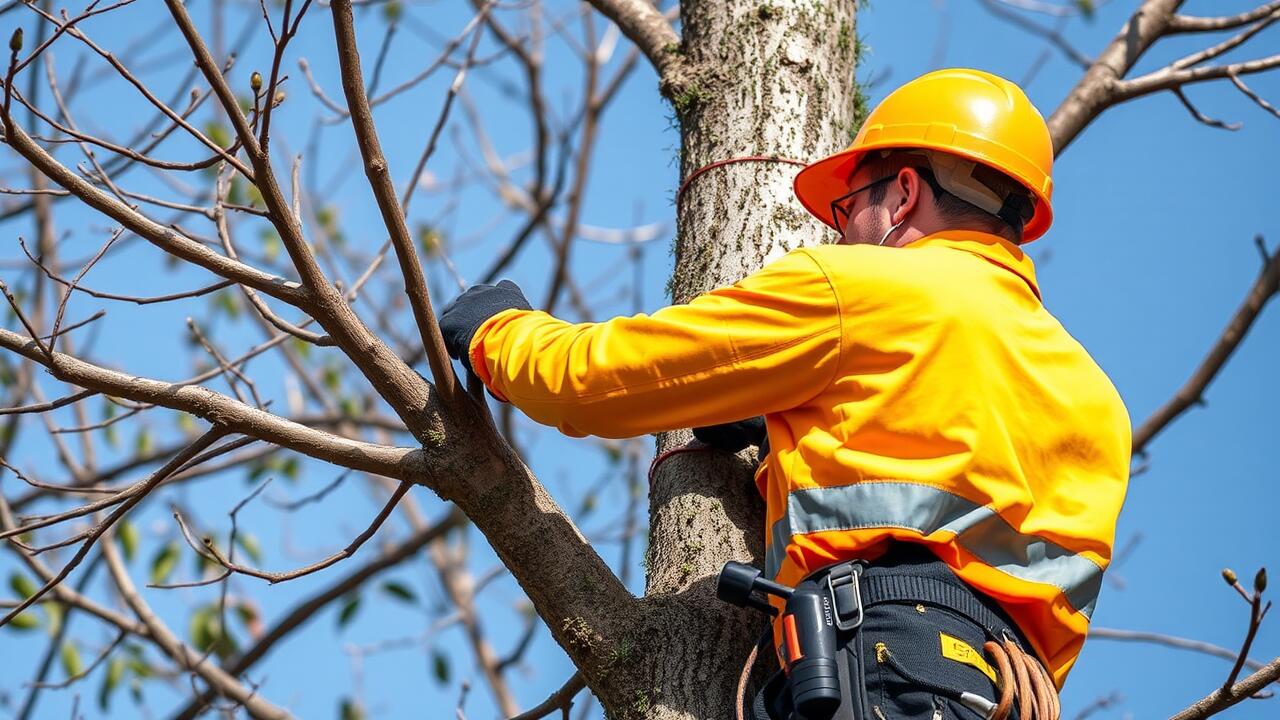 Tree Cabling and Bracing in Little Five Points, Atlanta