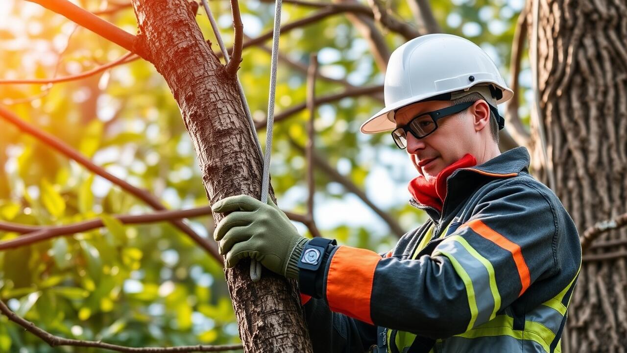 Tree Cabling and Bracing in Atlantic Station, Atlanta