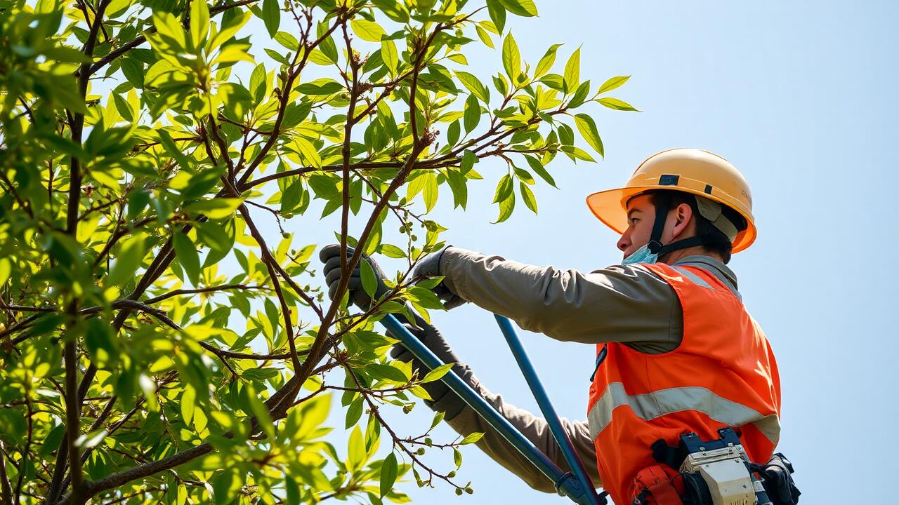 Tree Pruning and Trimming in Little Five Points, Atlanta