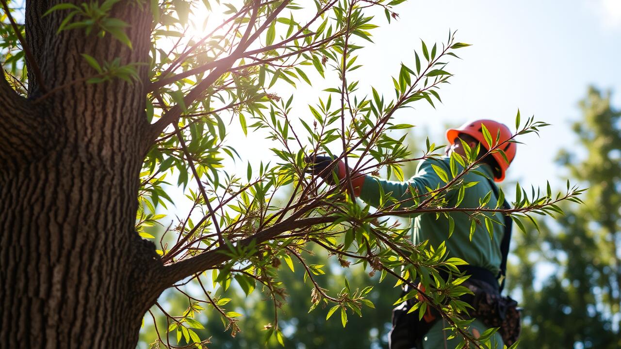 Tree Pruning and Trimming in Old Fourth Ward, Atlanta