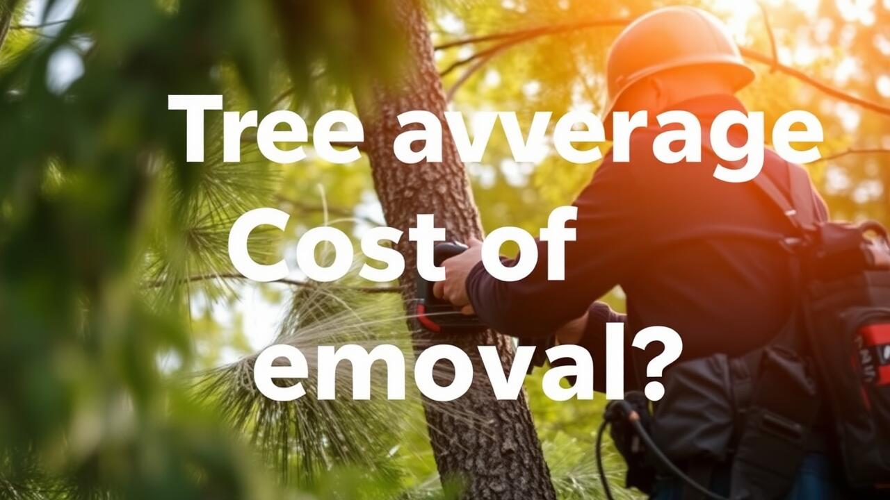 What is the average cost of tree removal in my area?