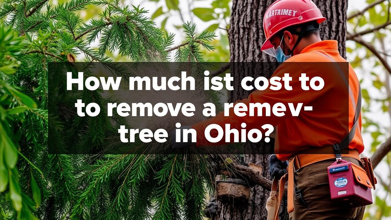 How much does it cost to remove a tree in Ohio?