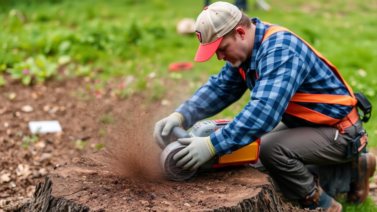 Safety Precautions for Stump Grinding Projects  