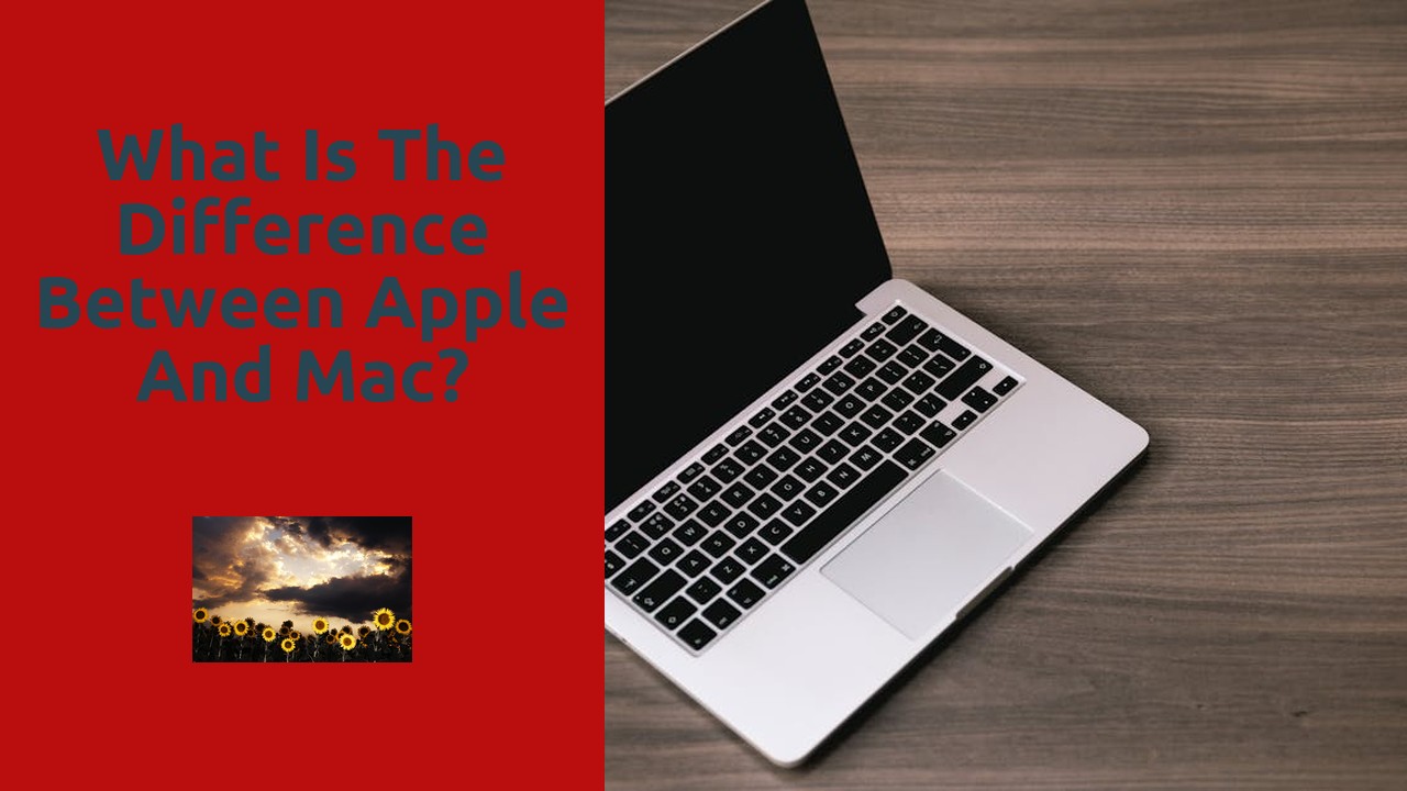 What is the difference between Apple and Mac?